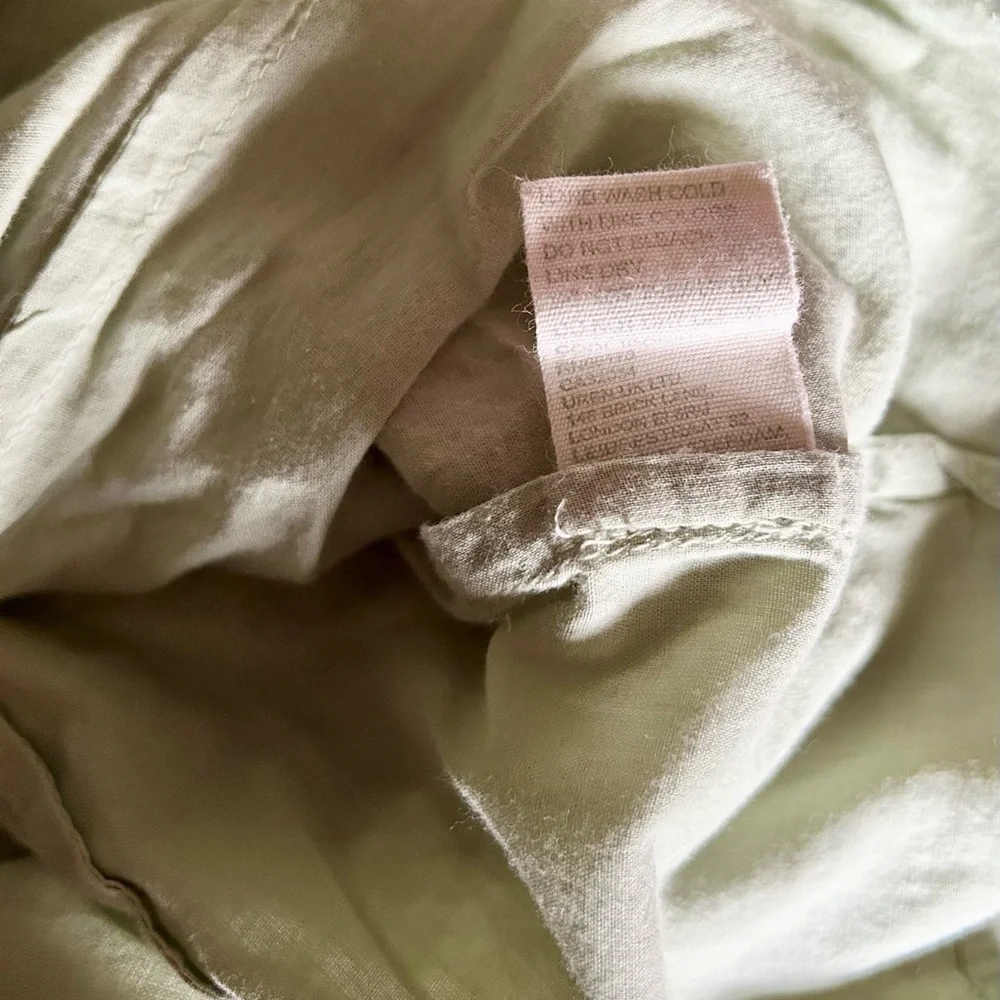 Anthropologie Kids Eyelet Ruffle Top in Light Green - Picture 5 of 5